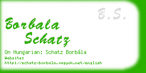 borbala schatz business card